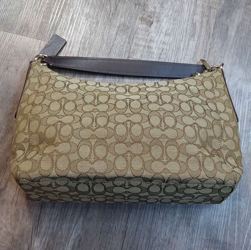 COACH Outline Signature East/West Celeste Hobo Bag - Picture 4 of 16